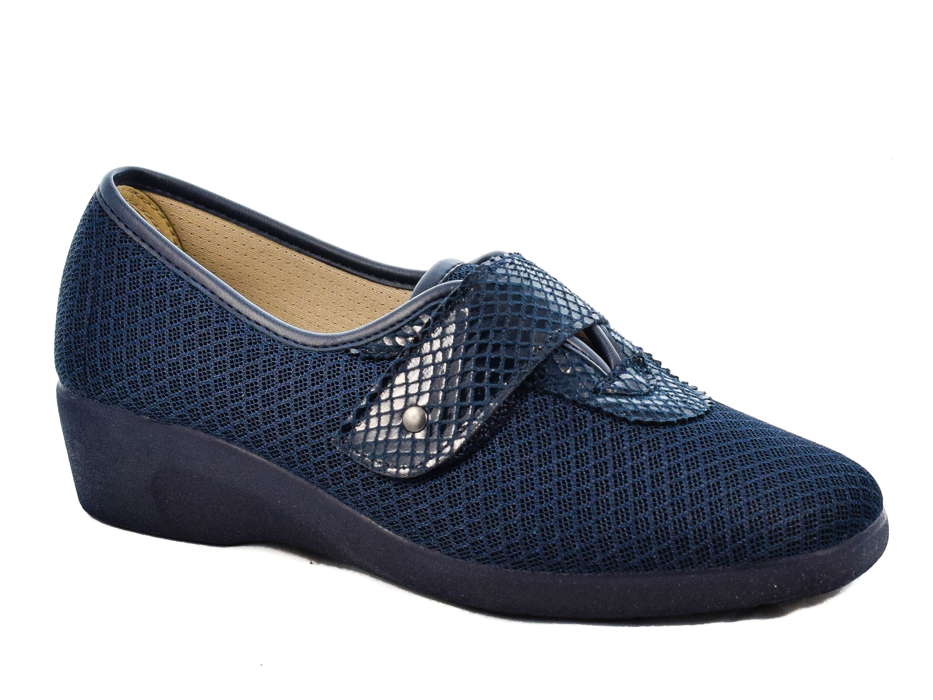 Γυναικεία Υφασμάτινα Παπούτσια DeValverde DV754 Μπλε Μπλε σκούρο