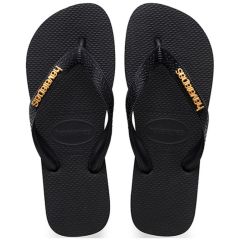 Havaianas Top Logo Metallic 4127244-1069 Black - Μέγεθος 41-42