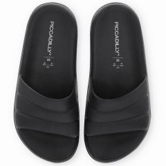 Piccadilly | Γυναικείες Σαγιονάρες MARSHMALLOW | C222001-19 | Μαύρο | (779-24150)-37