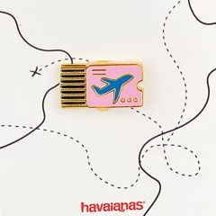 Havaianas | Pin Travel Slim | 4145463-0003 | Golden/Grapefruit-One Size