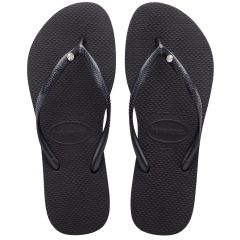 Havaianas | Slim Crystal Sw II | 4145651-0090 | Preto/Black-39-40