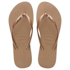 Havaianas | Slim Crystal Sw II | 4145651-3581 | Rose/Gold | yfantidis.gr