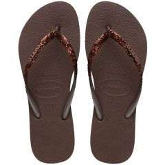 Havaianas | Slim Glitter II | 4146975-0727 | Dark Brown-37-38