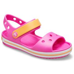 CROCS Crocband Sandal Kids 12856-6QZ ELECTRIC PINK/CANTALOUPE - Χρώμα Pink - Μέγεθος 23-24