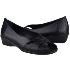 Γυναικεία Δερμάτινα Ανατομικά Παπούτσια| Υφαντίδης | 110901 | Μαύρο-39